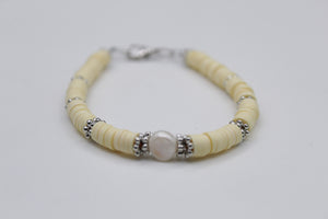 Shades of yellow bracelet