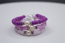 Load image into Gallery viewer, Shades of purple bracelet