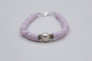 Shades of purple bracelet