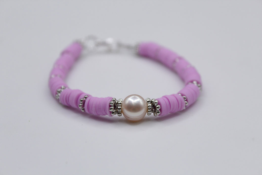 Shades of purple bracelet