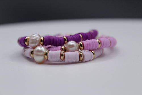 Shades of purple bracelet