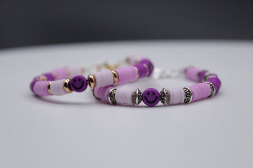 Happy bracelet purple