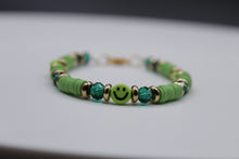 Load image into Gallery viewer, Happy green bracelet