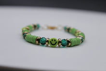 Load image into Gallery viewer, Happy green bracelet