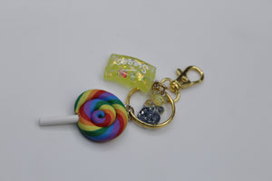 Lollipop purse charm