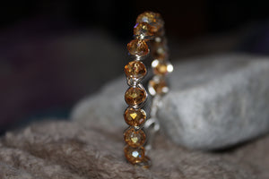 Orange wrapped bracelet