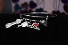 Load image into Gallery viewer, I love crafting bangle