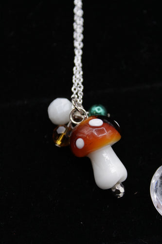Lil BN mushroom necklace
