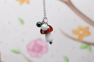Lil BN mushroom necklace