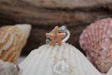 Load image into Gallery viewer, Orange sea star ring