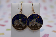 Load image into Gallery viewer, Hogwarts earrings day/night