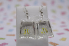 Load image into Gallery viewer, Yellow fishy earrings