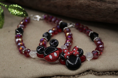 Mini mouse /mickey mouse bracelet