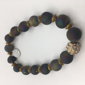 Crystal fall bracelet